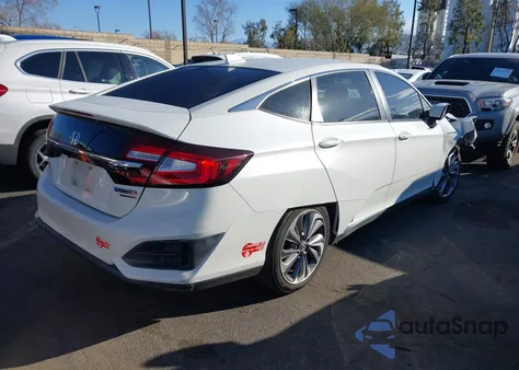 2018 Honda Clarity Plug-In Hybrid Touring z USA, uszkodzony, nr VIN JHMZC5F34JC009389